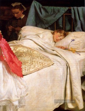  millais - Sleeping Präraffaeliten John Everett Millais